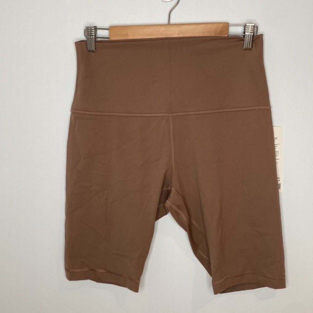 Lululemon Tan Align shr short High Rise 10’ Short Size 12 - New with Tags